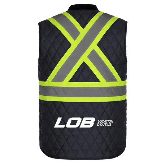 Gilet matelassé haute visibilité