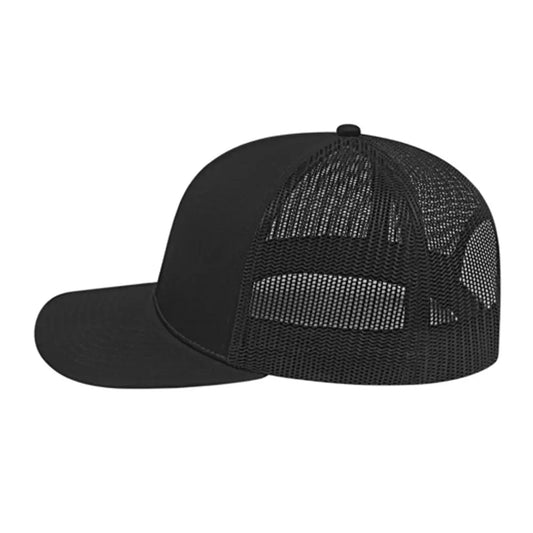Casquette arrière en maille poly/coton pour adultes