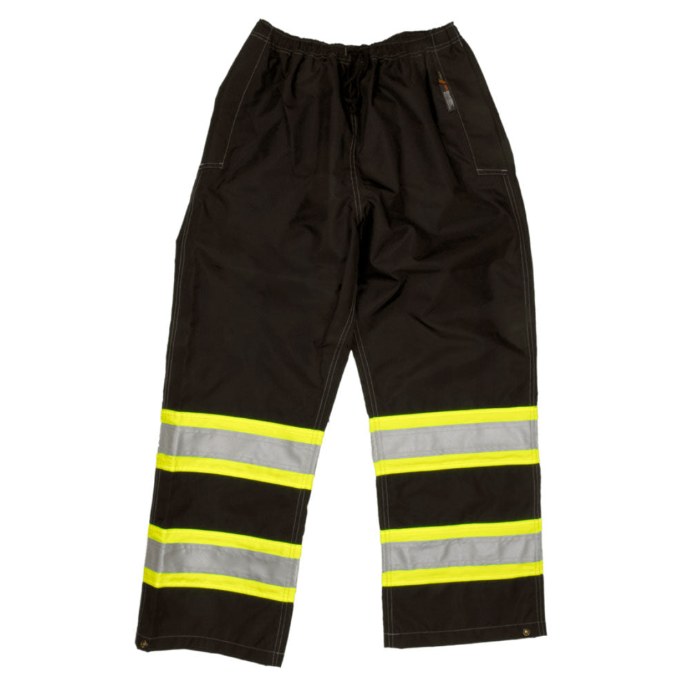 Pantalon de pluie de sécurité pliable