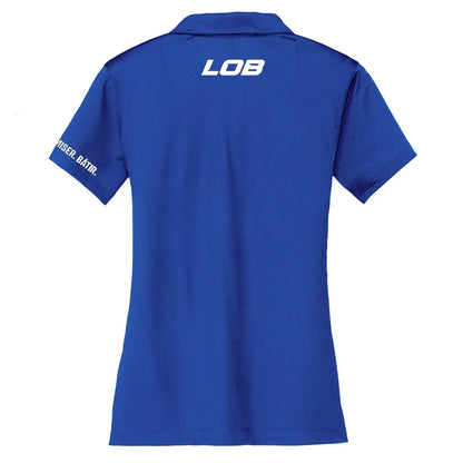 Polo Nike Dri-FIT en maille verticale pour femme (bleu)