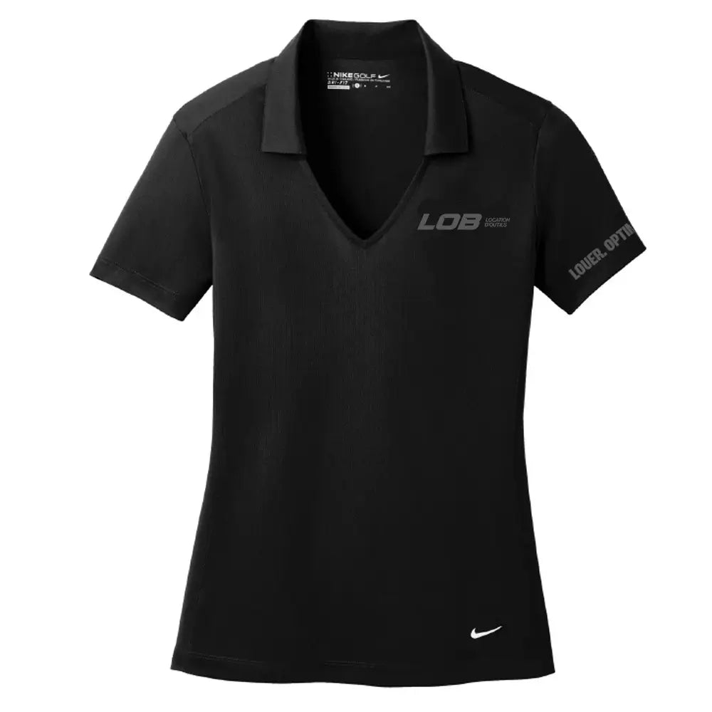 Polo Nike Dri-FIT en maille verticale pour femme (ton sur ton)