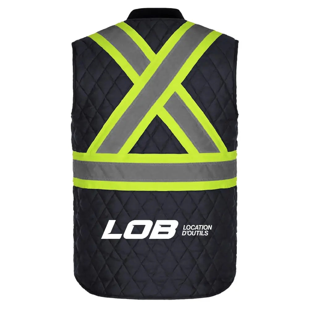 Gilet matelassé haute visibilité