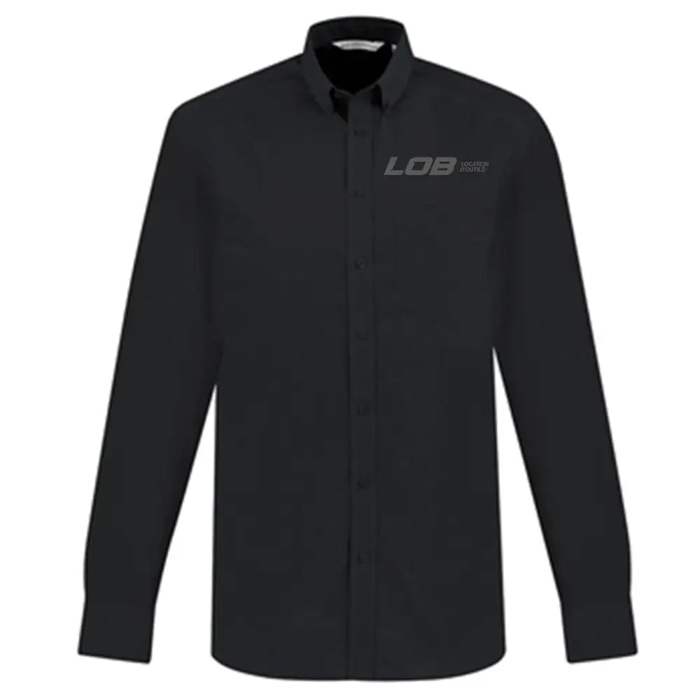 Chemise London L/S pour homme (ton sur ton)