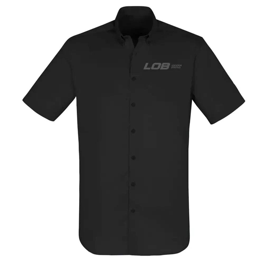 Chemise London S/S pour homme (ton sur ton)
