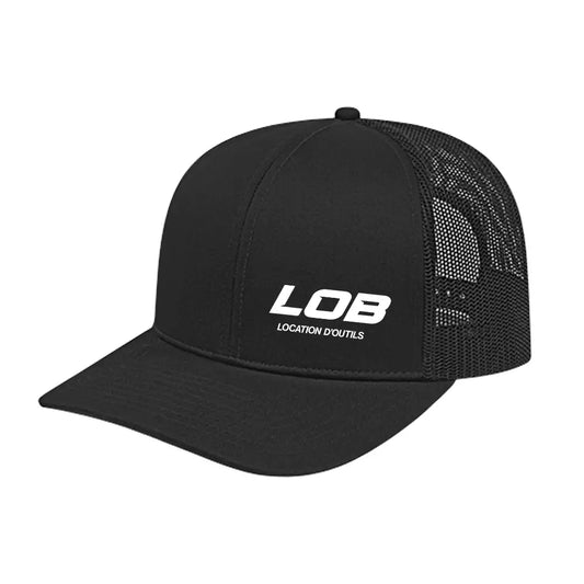 Casquette arrière en maille poly/coton pour adultes